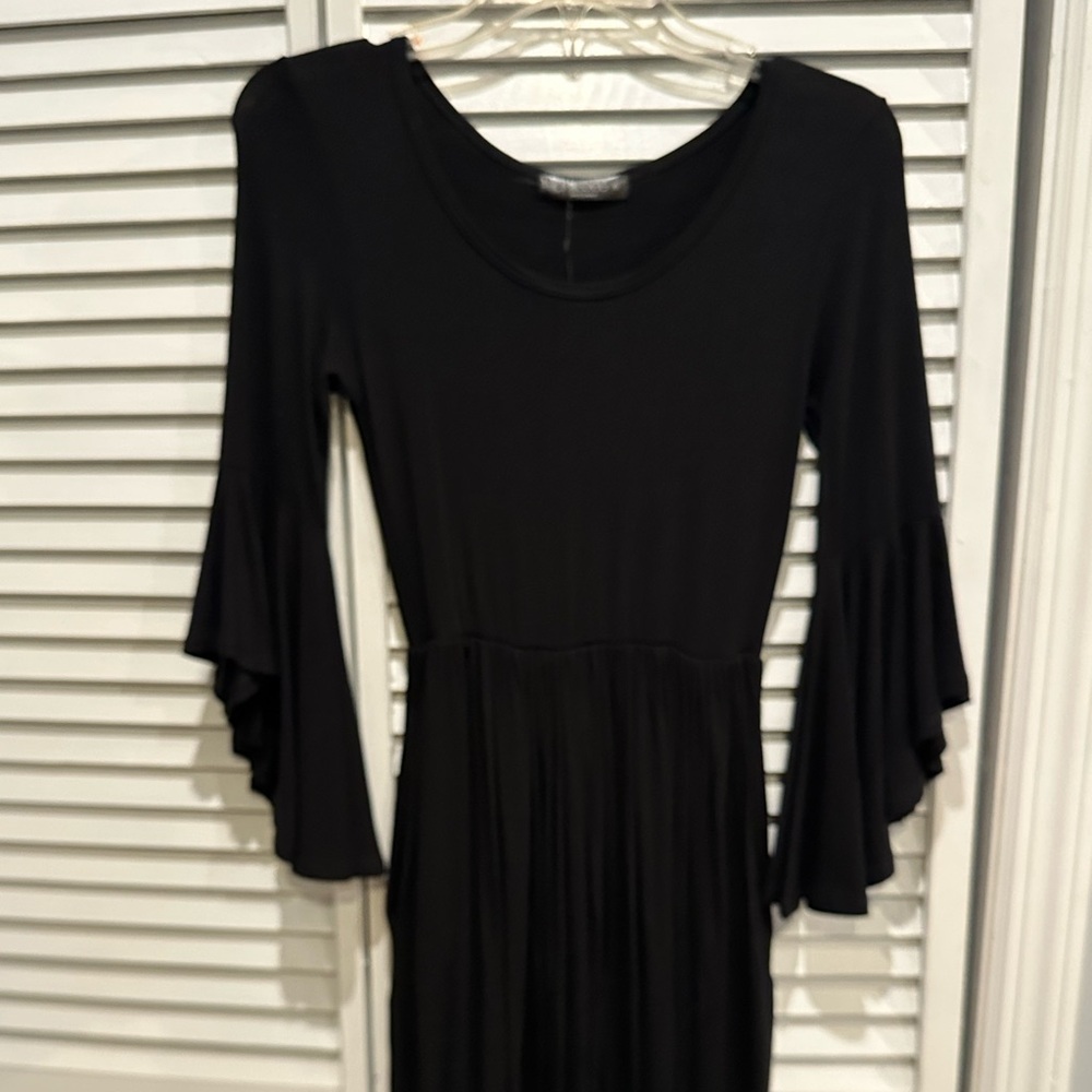 Foxblood Blair Bell Sleeve Maxi Dress